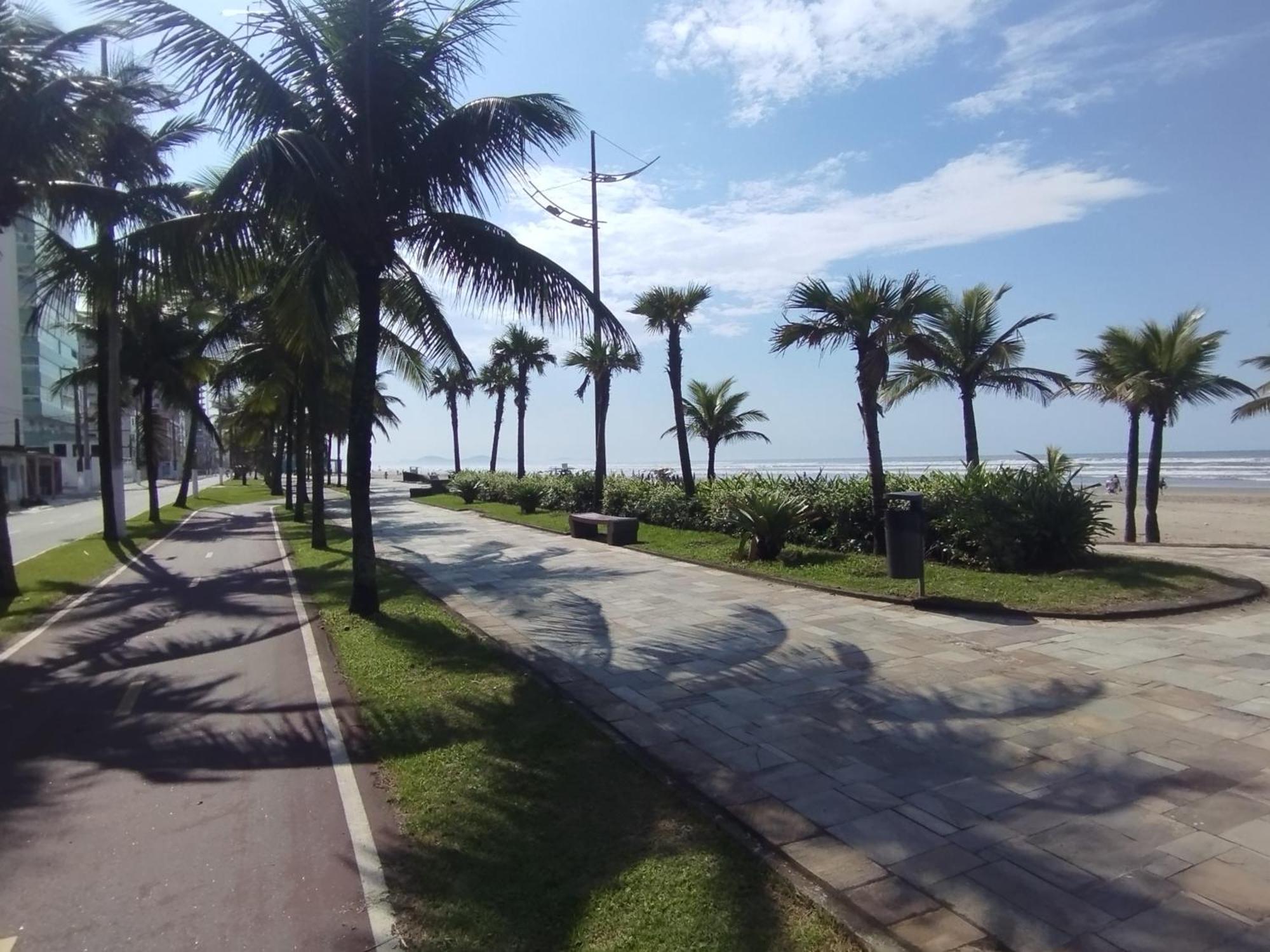 Apartamento Em Praia Grande - Frente Ao Mar Appartement Buitenkant foto